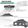 Pavillon 3x6m, chapiteau pliable tente de jardin étanche, Voir les images du produit 2
