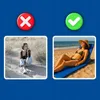 Strandmatte mit Rückenlehne, faltbarer Touristen-Deckstuhl, Produktbild-Vorschau 25
