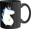 Mr. & Mrs. Panda Kaffeetasse Einhorn Mann - Schwarz - Produktbild-Vorschau 1