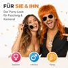 4-in-1 Kostüm Set für Fasching & Karneval – Vokuhila 80er & Produktbild-Vorschau 5