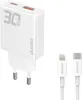 Gan Dudao A30Eul 30W Chargeur Usb-A / Usb-C + Câble Usb-C - Voir les images du produit 1