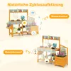 COSTWAY detská vonkajšia bahenná kuchynka, detská kuchynka Náhľad obrázku produktu 4