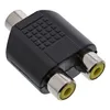 InLine Audio Adapter, 3,5mm Klinke Buchse Mono an 2x Cinch Produktbild-Vorschau 2