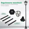 Lampa ogrodowa LED Outsunny Solar, plastikowa, do użytku Podgląd zdjęcia produktu 3