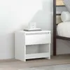 vidaXL Nočné stolíky 2 ks. Biely 40x30x39 cm odvodený Náhľad obrázku produktu 7