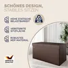CASARIA® Sitzbank mit Stauraum Faltbar Braun 80x40x40cm Produktbild-Vorschau 3