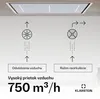 Klarstein Smart LuxeAir digestor - prietok vzduchu Náhľad obrázku produktu 2