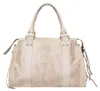 Elara Damen-Schultertasche aus echtem Wildleder Blau  Italy Produktbild-Vorschau 4