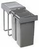 EKOTECH MEGA 45 Abfallsammler 2 x 26 lt Soft Closing System Produktbild-Vorschau 1
