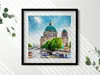 Berliner Dom Deutschland– Wandbild mit Rahmen – Gerahmtes Produktbild-Vorschau 2