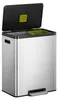 EKO - EcoCasa 2 Kosz pedałowy do recyklingu 30+30 litrów - Podgląd zdjęcia produktu 2