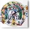 Wanduhr - Quadrat - Glasuhr - Elefanten Indien Religion Produktbild-Vorschau 1