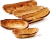 5er Set Baguetteschale aus Olivenholz, Naturrand 20, 25, Produktbild-Vorschau 2