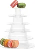 Macaron-Turm 6-stöckig, Cupcake-Ständer transparent, rund, Produktbild-Vorschau 3
