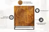 Massives Highboard SCORPION 120cm braun Mangoholz Sideboard Produktbild-Vorschau 12