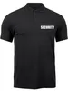 Security Poloshirt schwarz Polohemd Druck Brust & Rücken - Produktbild-Vorschau 2