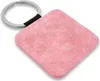 CombiCraft Quadratischer Schlüsselanhänger aus Leder Rosa, Produktbild-Vorschau 2