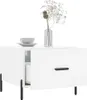 vidaXL Couchtisch Hochglanz-Weiß 50x50x40 cm Holzwerkstoff Produktbild-Vorschau 4