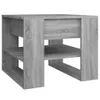 The Living Store Couchtisch Grau Sonoma 55,5x55x45 cm Produktbild-Vorschau 3