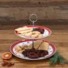 Etagere Weihnachtstraum 2-poziomowa porcelana Podgląd zdjęcia produktu 3