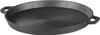 A cast iron grill pan with concentric ridges on a white background. Voir les images du produit