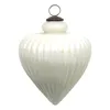 Clayre & Eef Weihnachtskugel XL Ø 17 cm Weiß Glas Produktbild-Vorschau 1