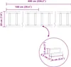 vidaXL Sneeuwvanger, antraciet, 600 x 2,5 x 20 cm, staal Productafbeelding-voorbeeld 8
