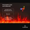 Klarstein Cheminée Electrique Encastrable, Chauffage Voir les images du produit 6