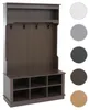 Garderobe MCW-P26, Flurgarderobe Holzgarderobe Sitzbank, 4 Produktbild-Vorschau 9