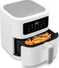 A white MEDION E40 XL air fryer with a gray lid and a digital display showing '180' degrees, filled with french fries. Produktbild-Vorschau