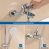 Auralum Badewannenarmatur Chrom, Messing Duschset mit Produktbild-Vorschau 9
