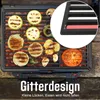 UISEBRT 2x Grillrost Für BBQ Gussrost Grillgitter Gusseisen Produktbild-Vorschau 3