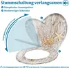 UISEBRT Toilettendeckel Absenkautomatik WC Sitz Klobrille Produktbild-Vorschau 4