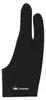 A black artist's glove with a split finger design, designed for use with graphics tablets. Produktbild-Vorschau