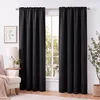 Kräuselband-Vorhang 300x245cm #9009 schwarz Produktbild-Vorschau 1