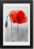 Bild 20x30 MDF-Rahmen, Wandkunst Feldmohnblumen Produktbild-Vorschau 1