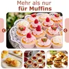 Muffinbackform 24 Mini-Muffins, 37x25 cm, Edelstahl, silber Náhled obrázku produktu