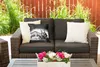 MuchoWow® Outdoor Kissen - Antilope - Schwarz und weiß - Produktbild-Vorschau 5