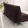 Sametový potah na pohovku bez područek, moderní potah na Náhled obrázku produktu 4