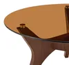 STILVORA Couchtisch rund mit Bernstein-Glasplatte, Produktbild-Vorschau 8