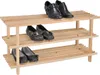Schuhregal aus Holz mit 3 Böden Produktbild-Vorschau 1