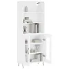 vidaXL Highboard Weiß 69,5x34x180 cm Holzwerkstoff Produktbild-Vorschau 3