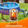 LZQ Zwembadverwarmer, vuurtong, set van 1, roestvrijstalen Productafbeelding-voorbeeld 4