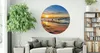 Sticker Kreis SONNENUNTERGANG Strand Sand Meer Himmel Natur Produktbild-Vorschau 5