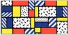 Coloray Glasbild 140x70  Wandbild Glasbilder geometrische Produktbild-Vorschau 1