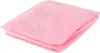 A folded pink mesh fabric, likely a beach mat, lying on a white surface. Produktbild-Vorschau