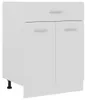 vidaXL Zásuvková skříňka Lyon bílá 60x46x81,5 cm Materiál Náhled obrázku produktu 8