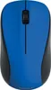 A top-down view of a blue and gray wireless computer mouse against a white background. Anteprima dell’immagine prodotto