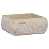 vidaXL Lavabo crema 30x30x13 cm marmo Anteprima dell’immagine prodotto 8