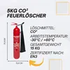 CO2 Feuerlöscher, 5kg Kohlendioxid, Löscher für elektrische Produktbild-Vorschau 2